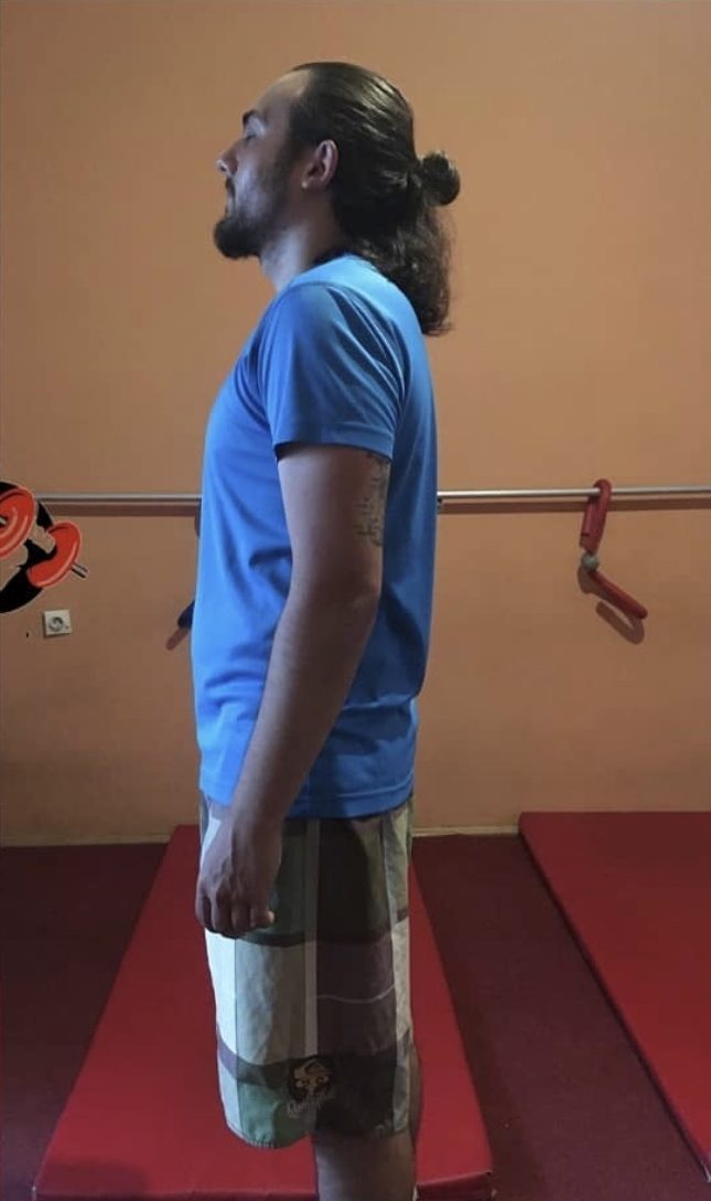 Posture correction and fat loss result, Palm Jumeirah personal trainer